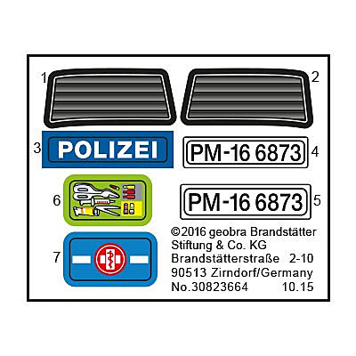 30823664_sparepart/Etikett 6873 "Polizei-Einsatzwagen"